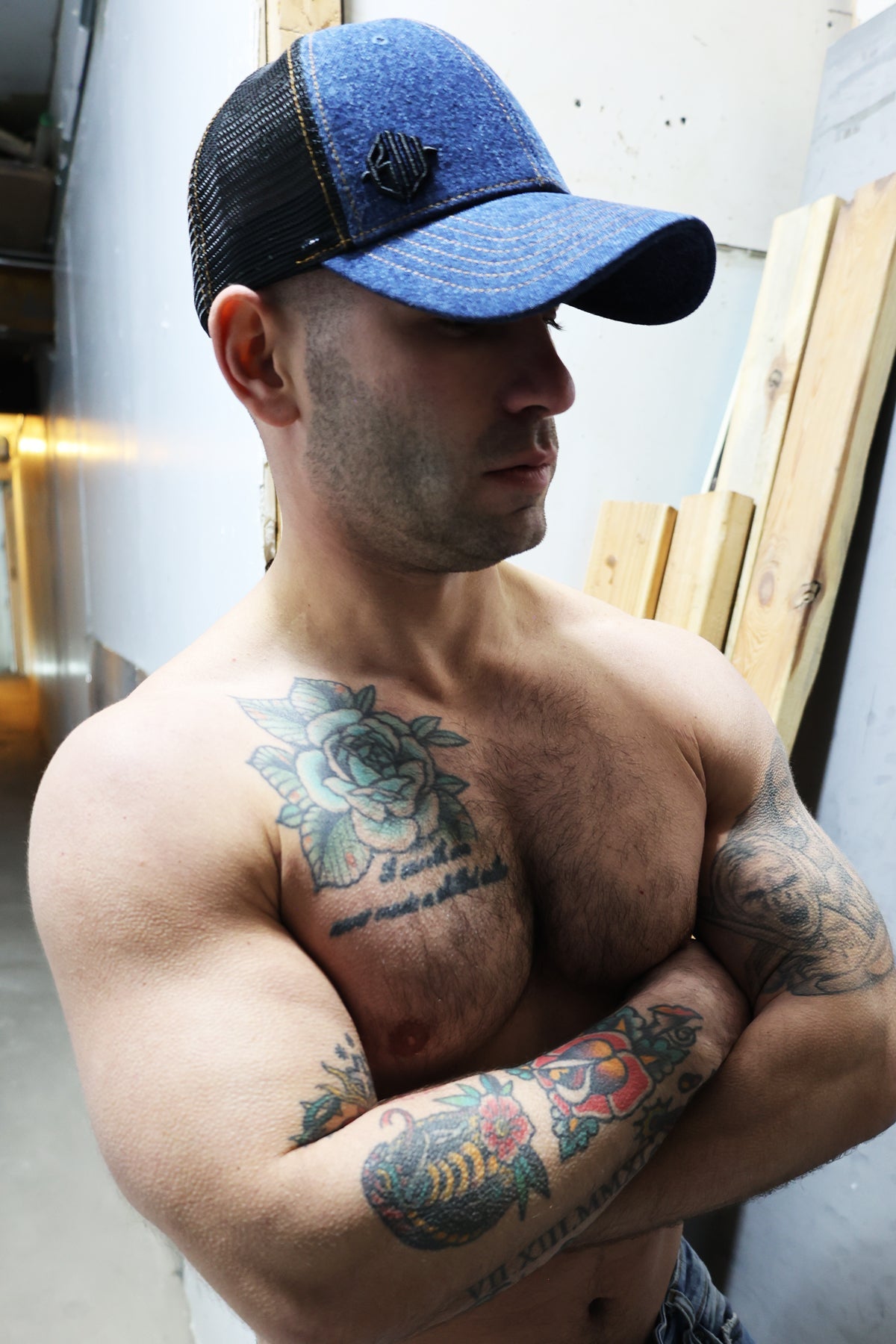 Loaded Denim Trucker Hat - Breedwell