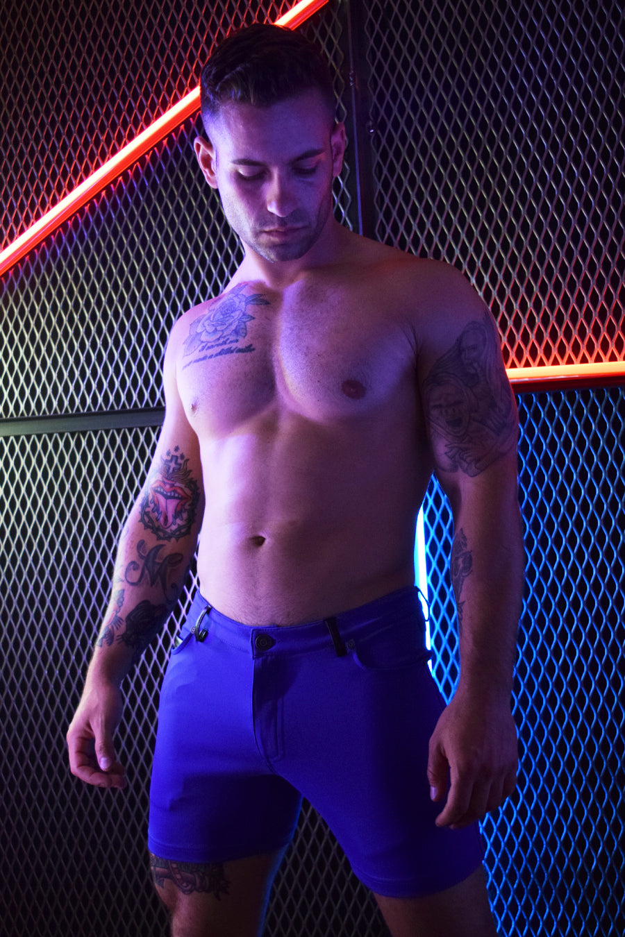 Down Low Shorts - Blue