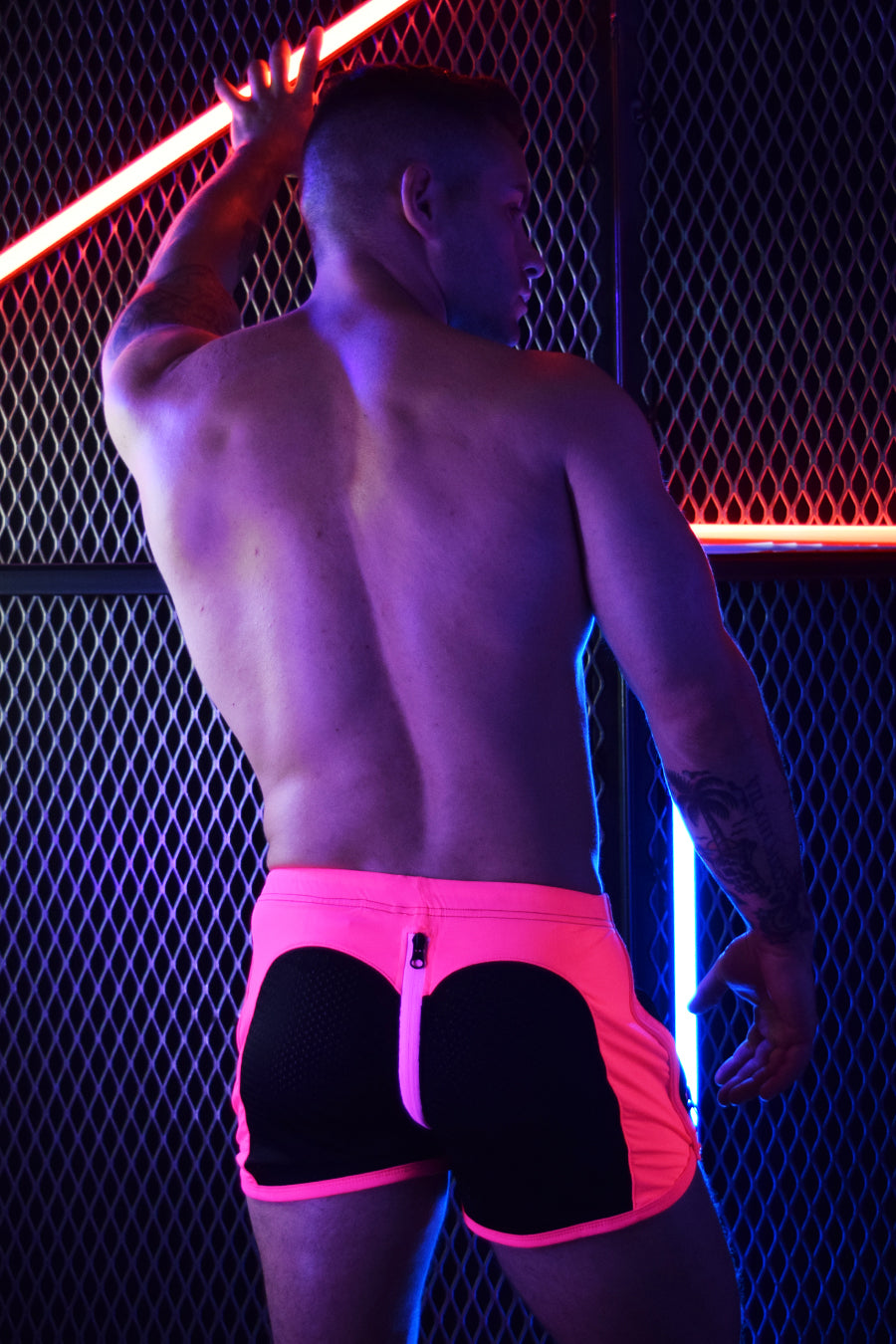 Rear Ender Circuit Shorts - Neon Pink