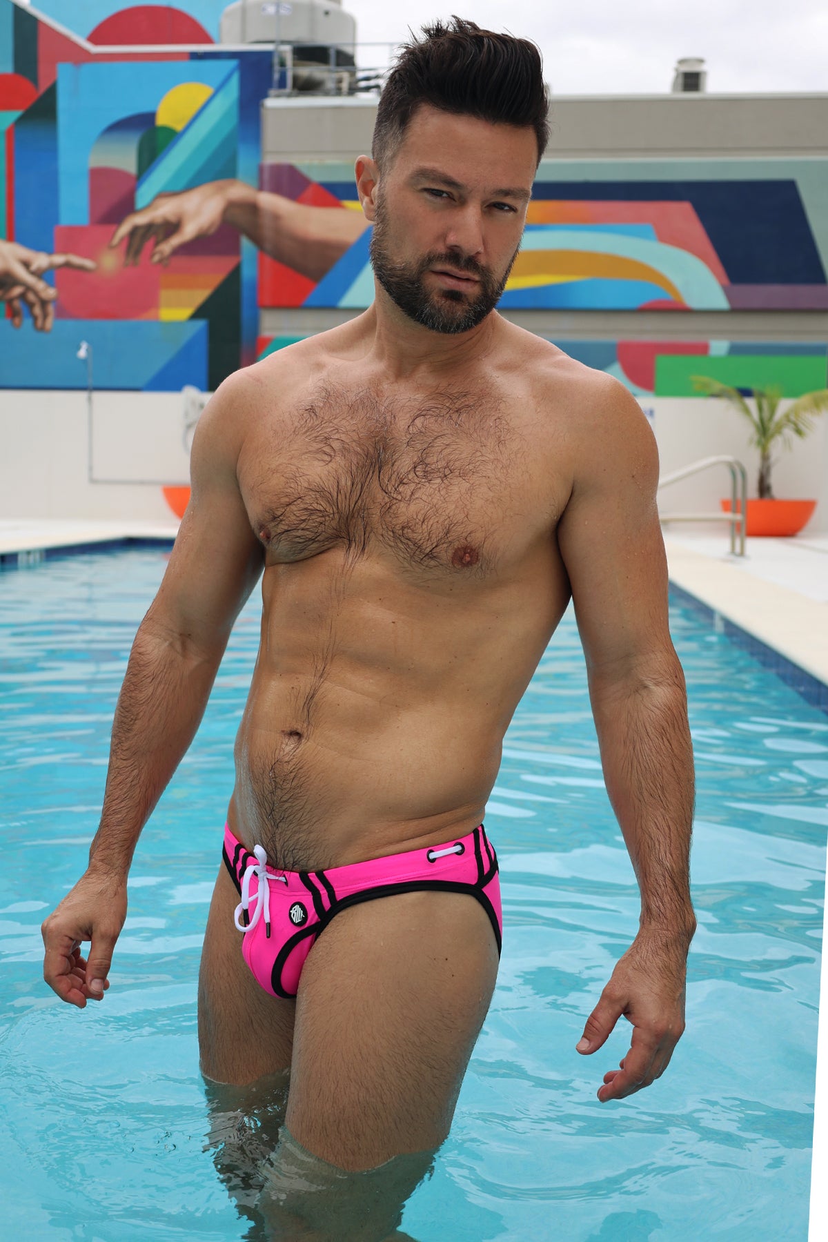 Expose Swim Brief - Neon Pink
