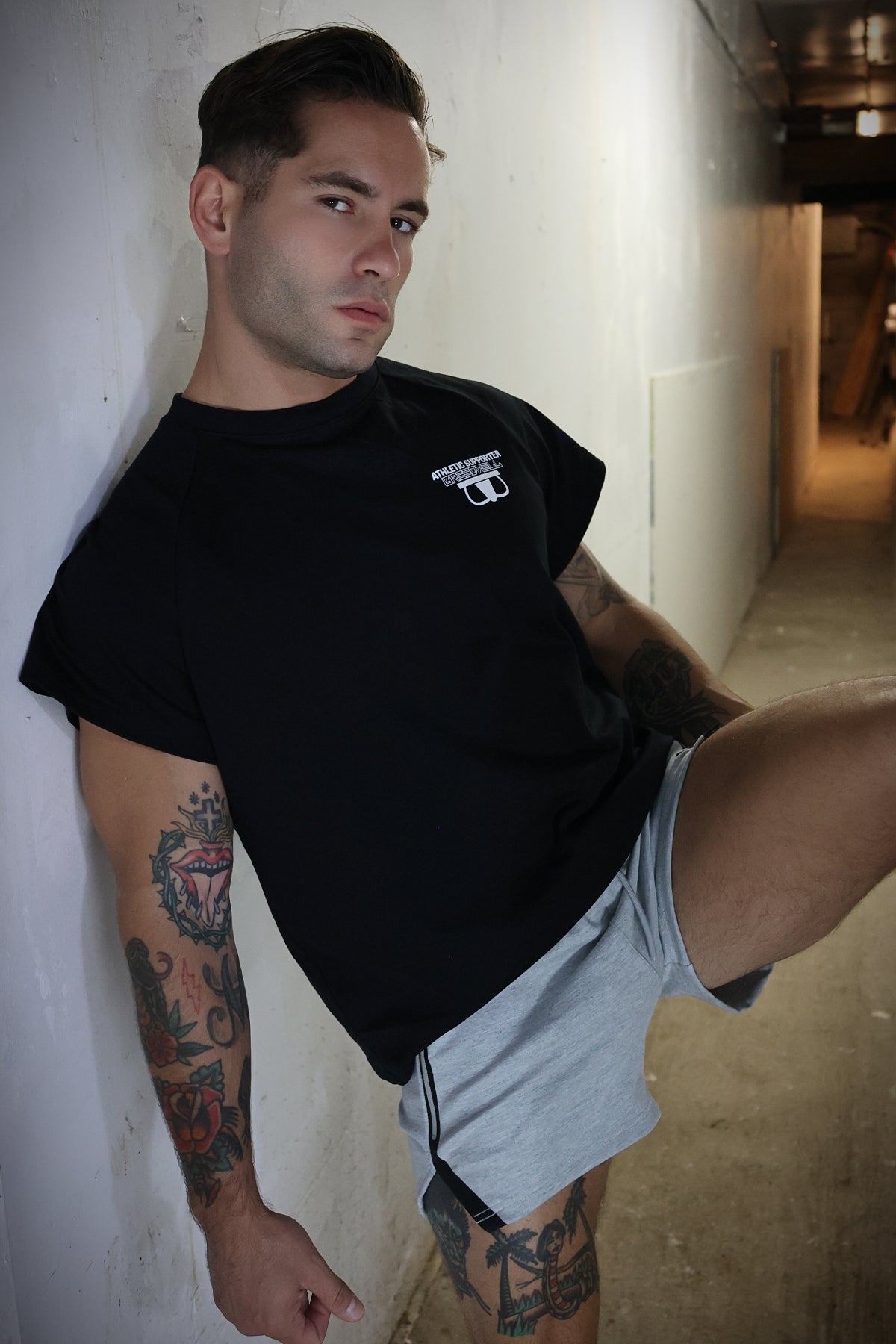 Sweat and Sin Raglan Tee