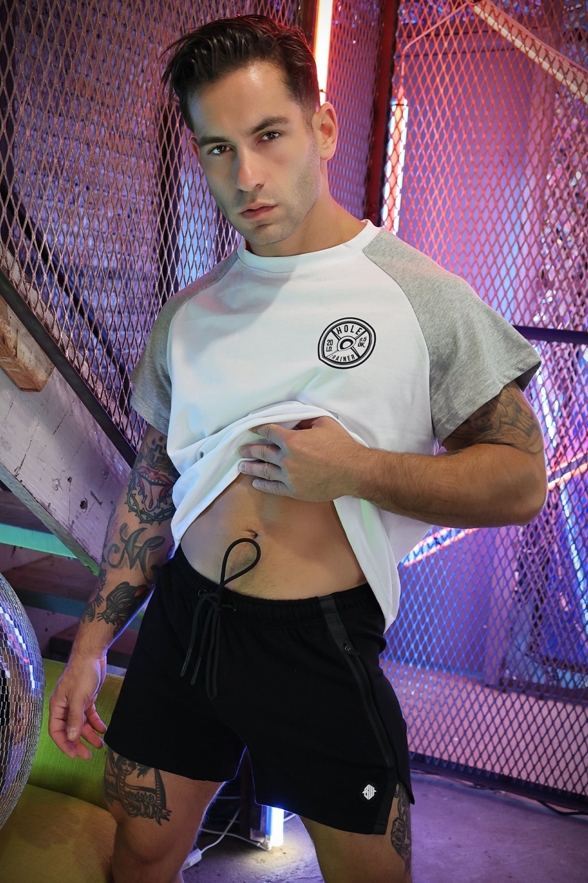Sweat and Sin Raglan Tee