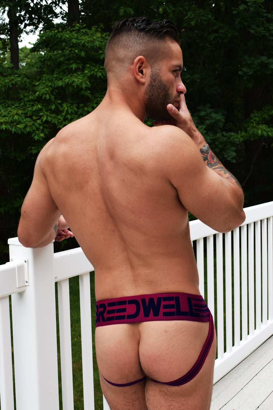 Cumdump Jock - Burgundy - Breedwell