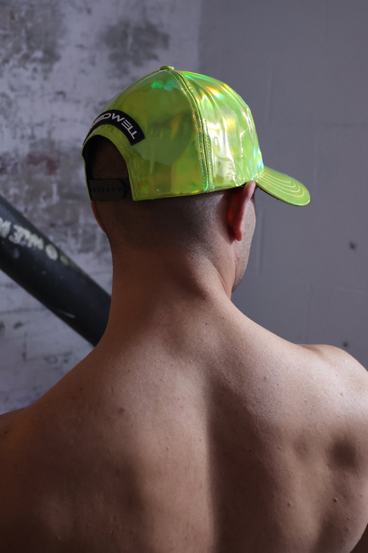 Cyber Holo Hat - Lime - Breedwell