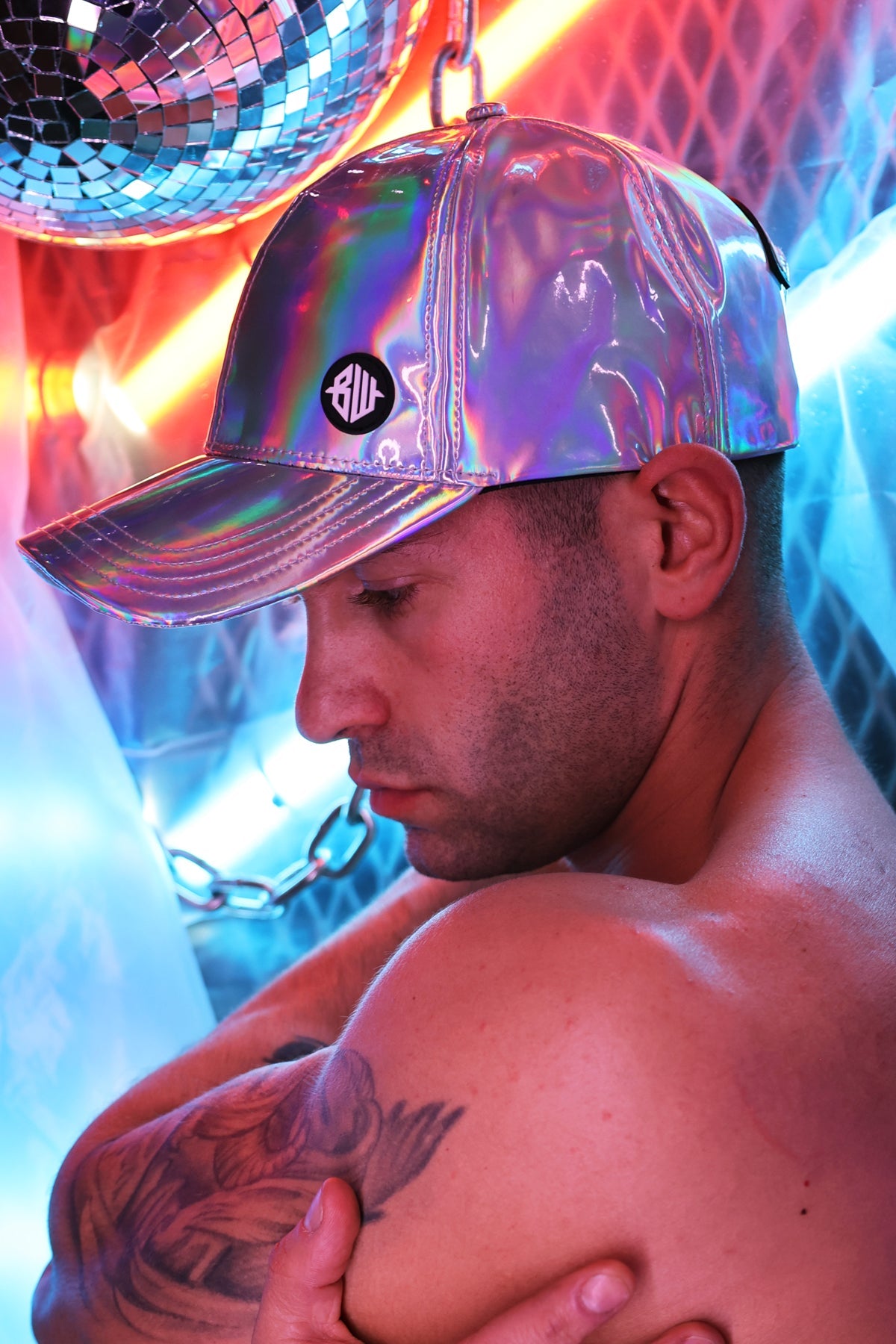 Cyber Holo Hat - Silver - Breedwell