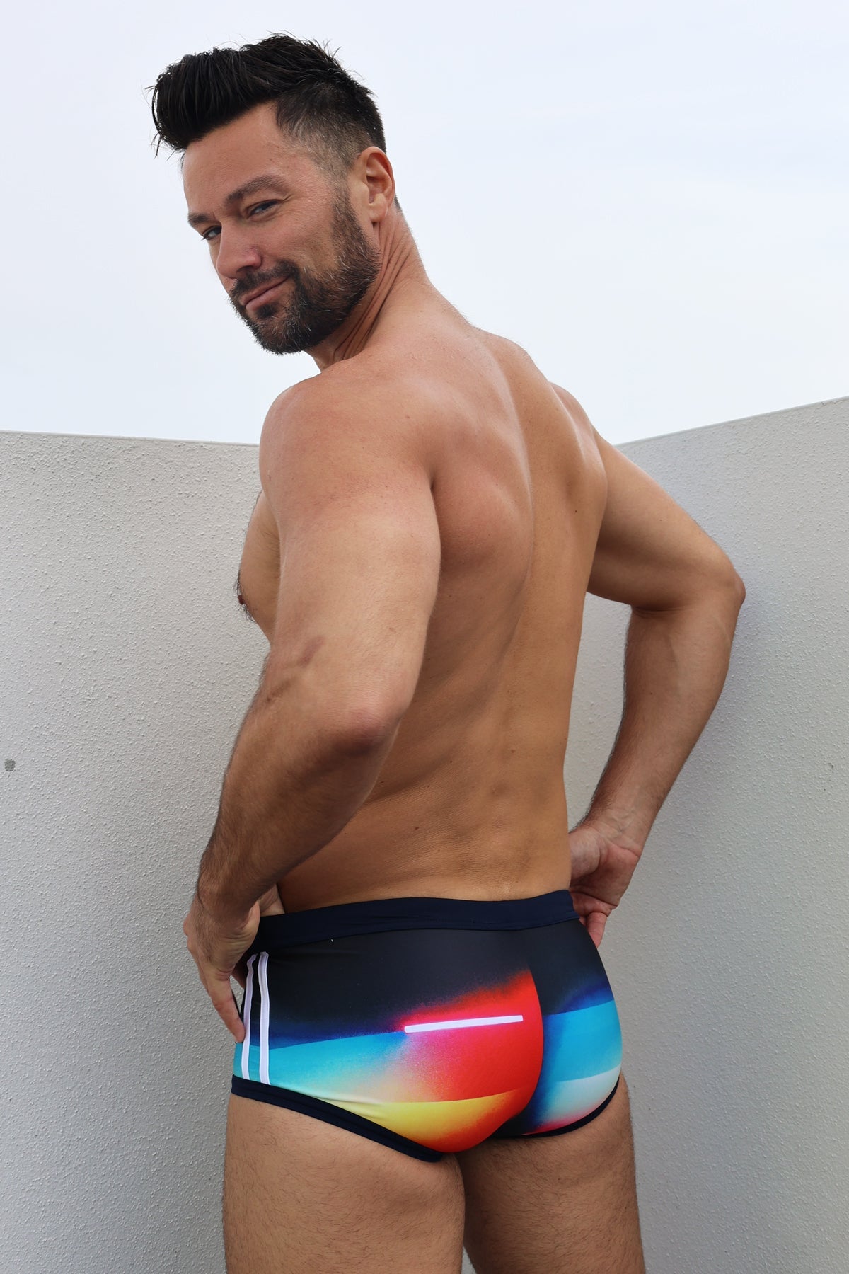 Daddy's Swim Brief - Sunset Nights - Breedwell