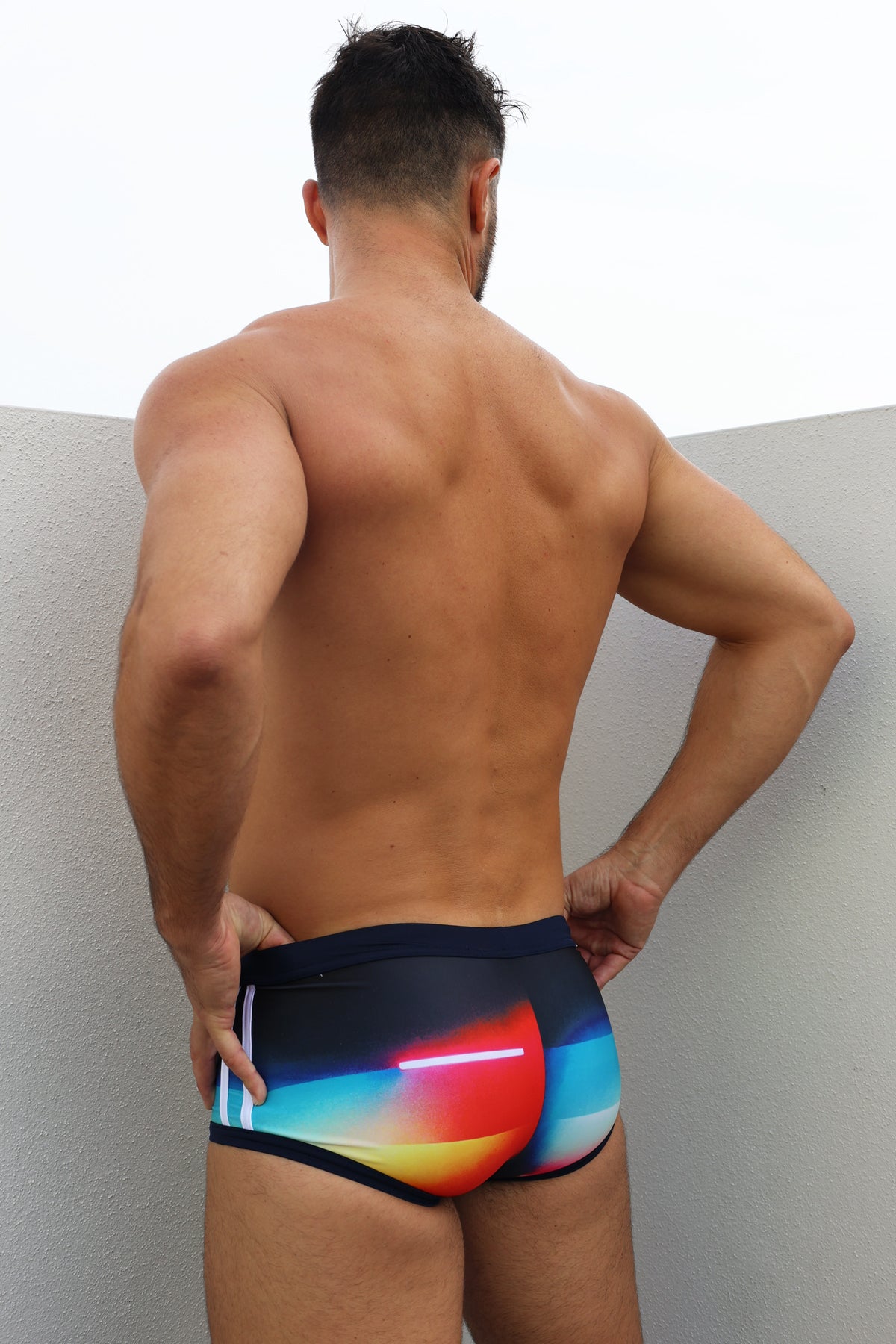 Daddy's Swim Brief - Sunset Nights - Breedwell