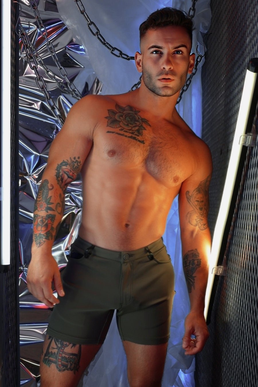 Down Low Shorts - Olive Green - Breedwell