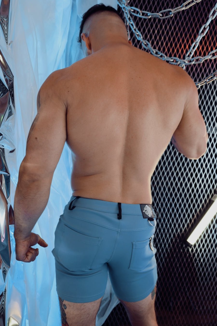 Down Low Shorts - Slate Blue - Breedwell