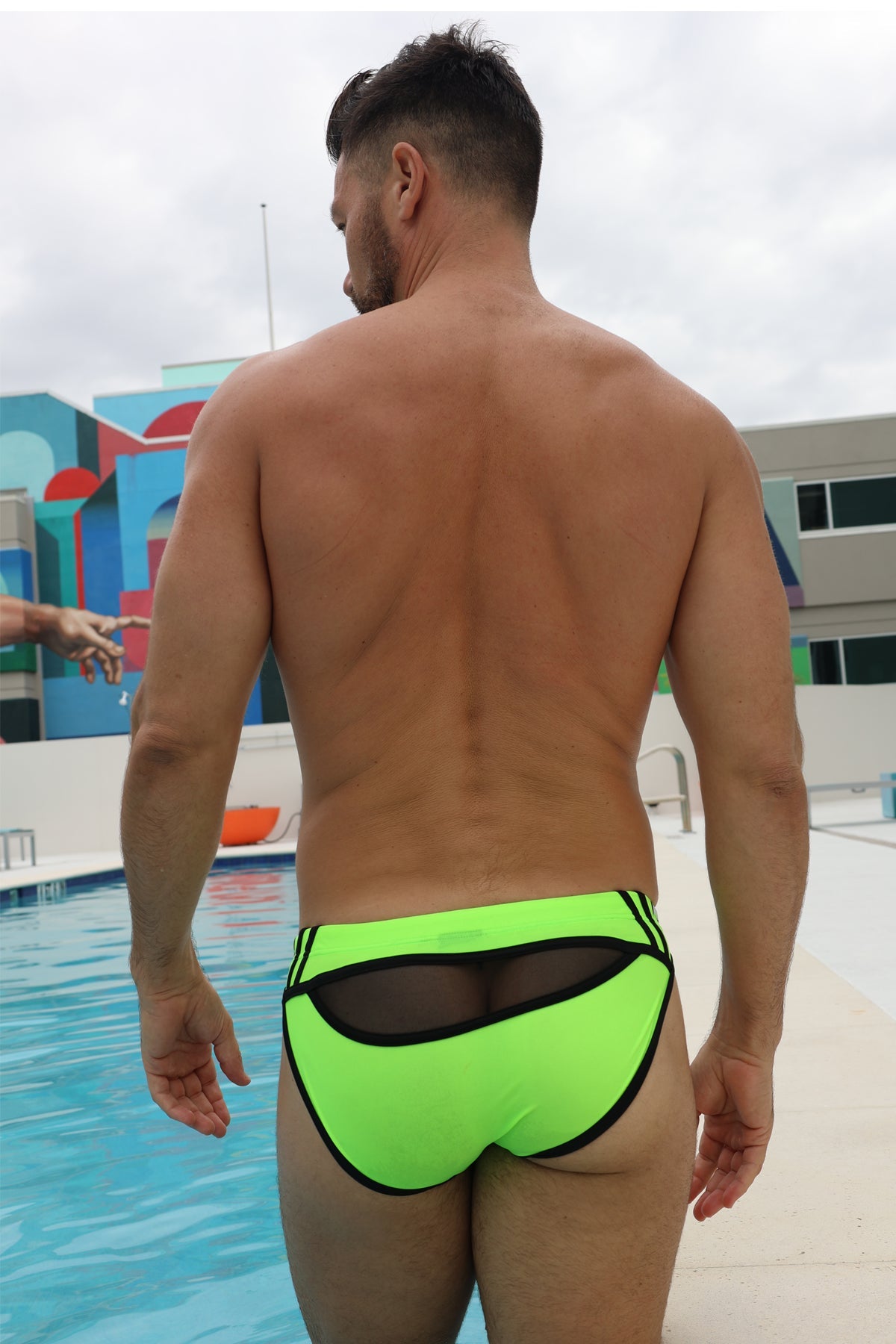 Expose Swim Brief - Neon Green - Breedwell