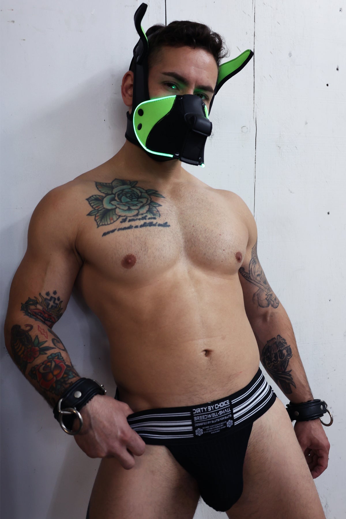 Poundtown Pup Mask 2.0 - Neon Green - Breedwell