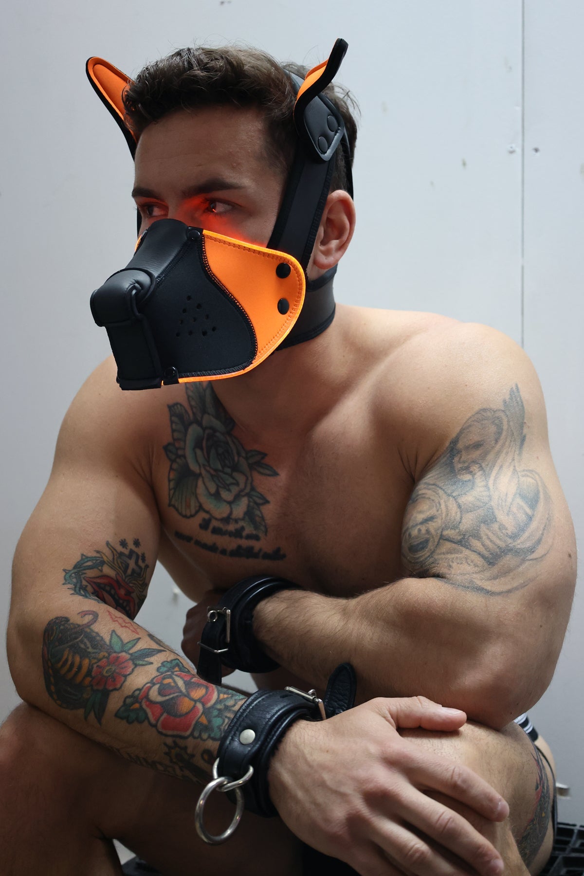 Poundtown Pup Mask 2.0 - Neon Orange - Breedwell