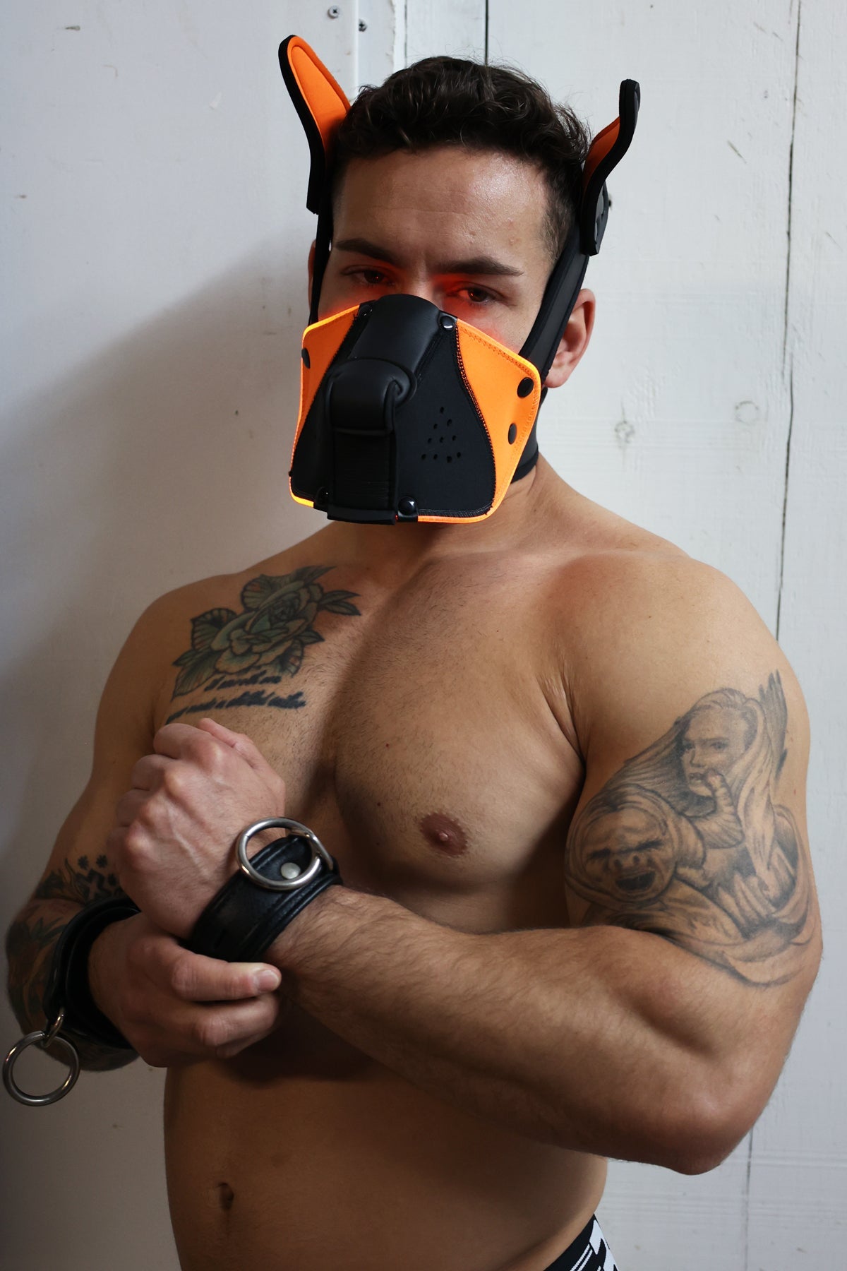 Poundtown Pup Mask 2.0 - Neon Orange - Breedwell