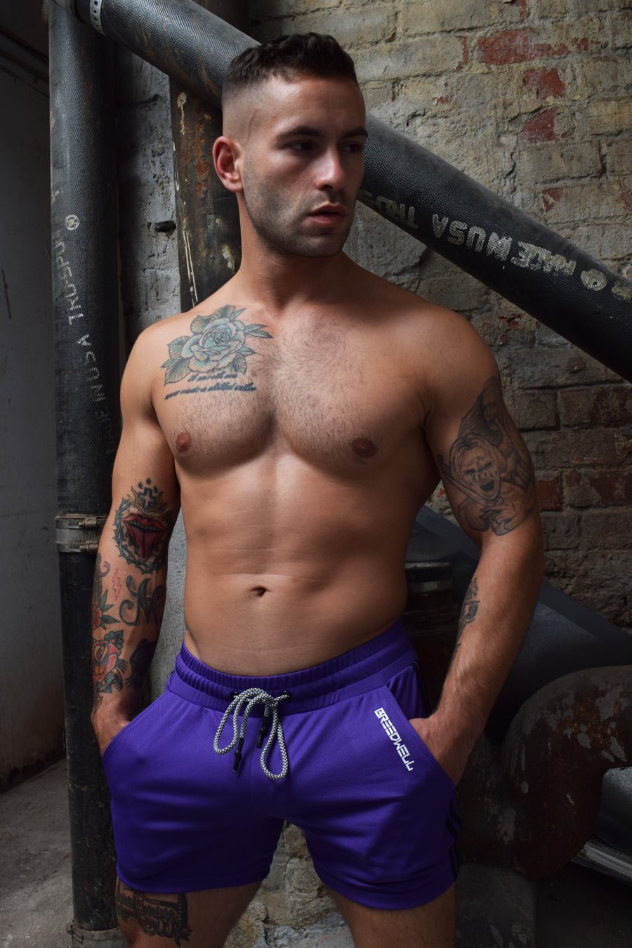 'Sup Shorts - Purple - Breedwell